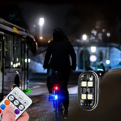 Portable LED Warning Light for Car • Remote Control & Ultra Bright Flashing