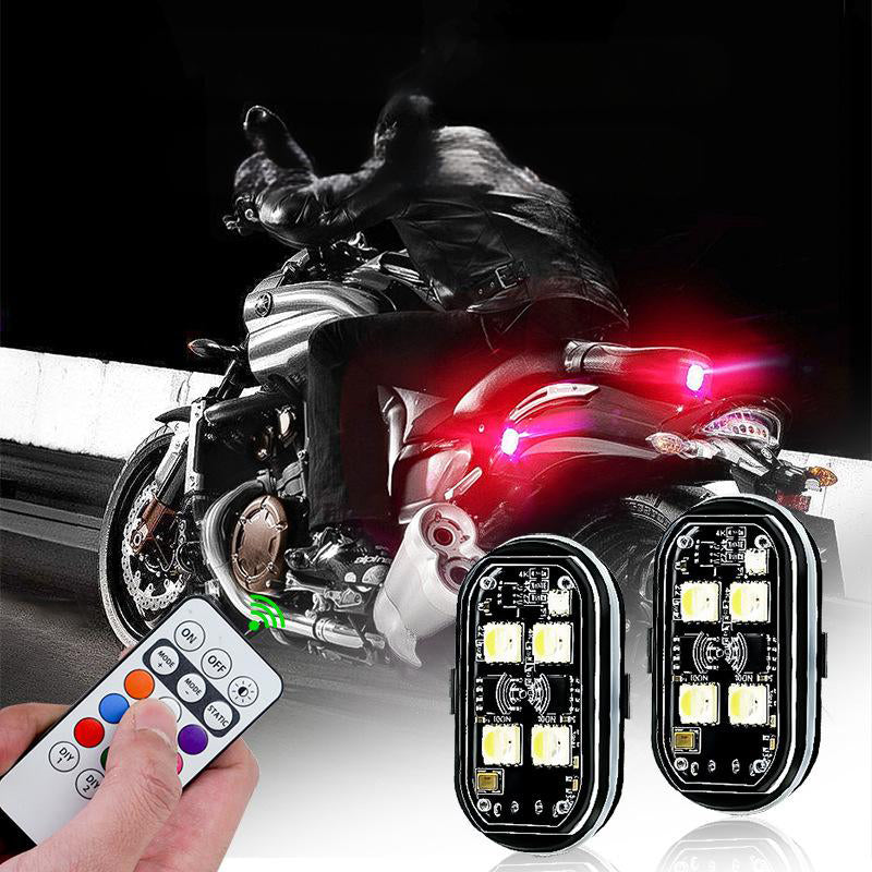 Portable LED Warning Light for Car • Remote Control & Ultra Bright Flashing