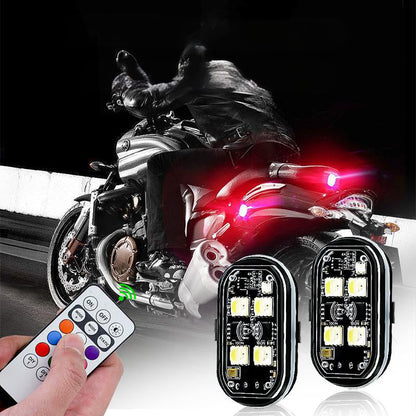 Portable LED Warning Light for Car • Remote Control & Ultra Bright Flashing