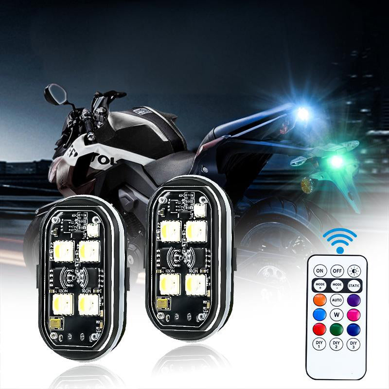 Portable LED Warning Light for Car • Remote Control & Ultra Bright Flashing