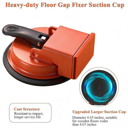 🥳2026 HOT SALE🥳💞50K+ SOLD! 🛠️🔧Heavy-Duty Floor Gap Fixer – 70kg pulling force, 4.65″ suction cup. Closes gaps between floorboards – no need to call a pro! 🏠✨