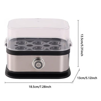 Multifunctional Egg Steamer with Clear Lid
