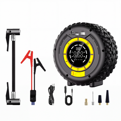 ⏳🔥LIMITED-TIME 50% OFF! ⏰ 2-in-1 Jump Starter + Tire Inflator 🔋 — Powerful, Compact and Reliable Portable Air Compressor ⚡ Ideal for Roadside Emergencies 🛠️