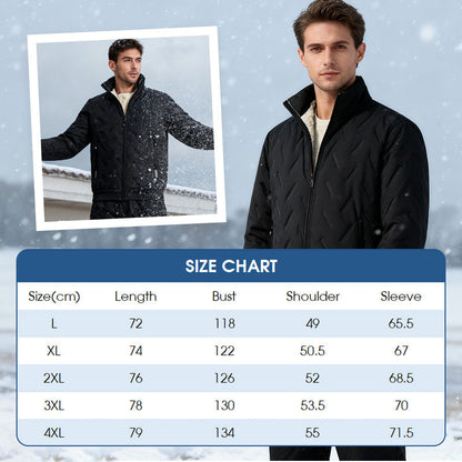 ⏰quality at half price!✨❄️ Men's Stylish Warm Jacket & Pants Two-Piece Set