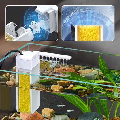 💞Multifunctional Mini Filter for Small Fish Tank