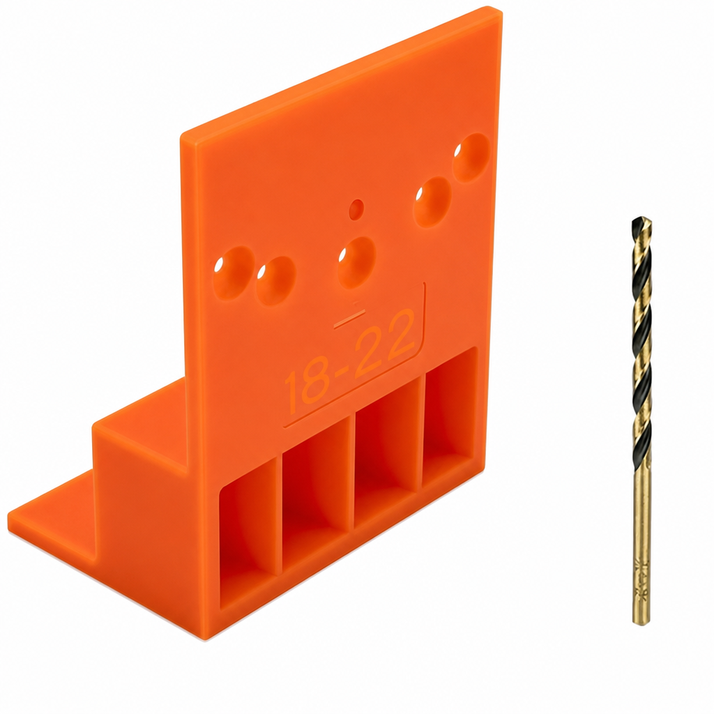 📢📢Wardrobe Cabinet Side Filler Panel Installation Locator and Stepped Positioning Plate for Precise Hole Alignment