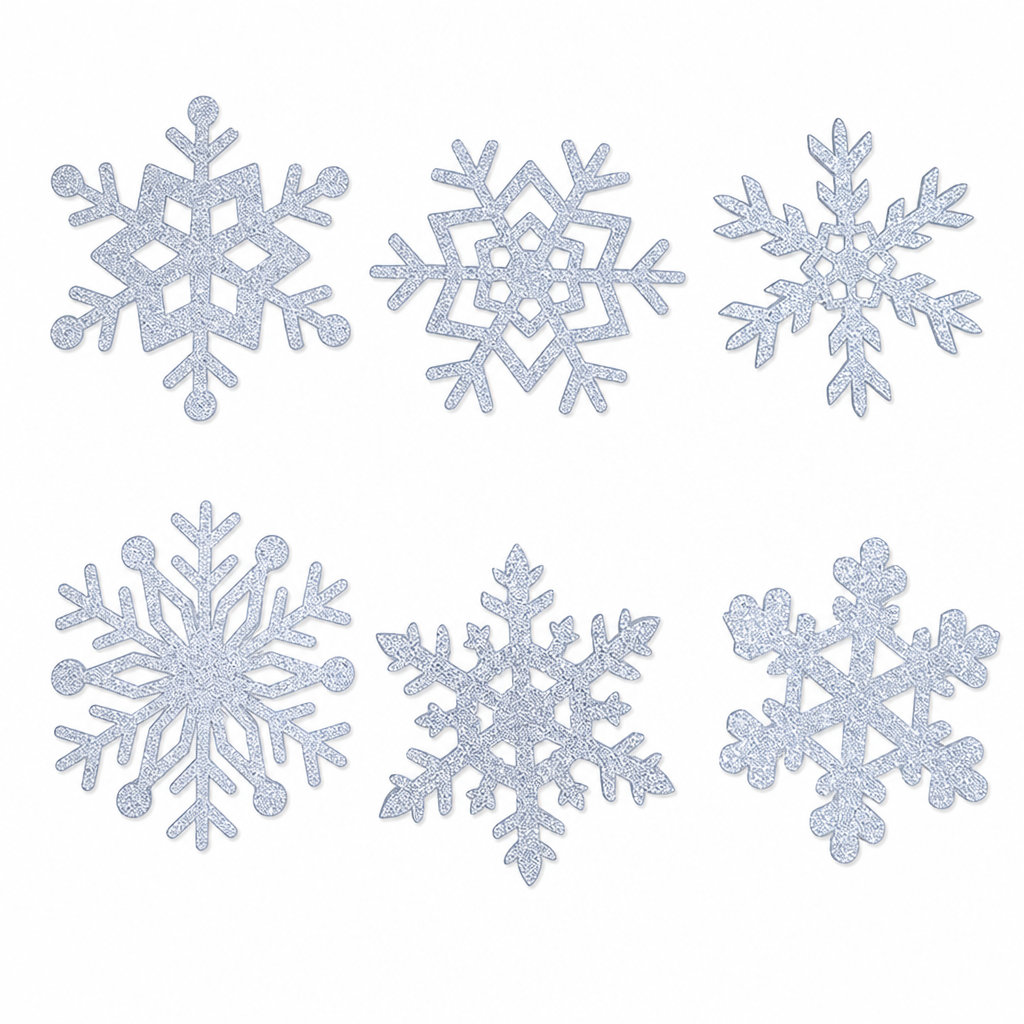 🥳2026 HOT SALE❄️Glowing Snowflake Night Light Wall Stickers