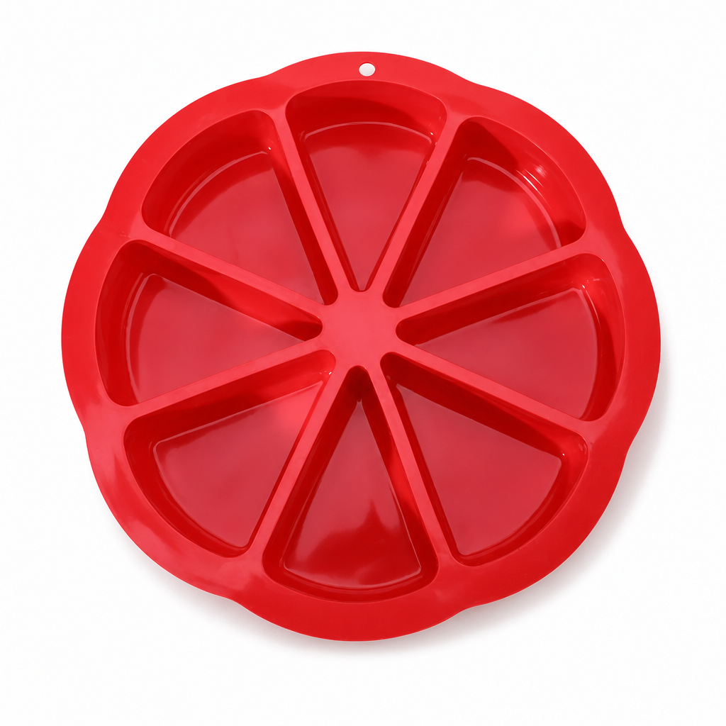 🔥8 Cavity Triangle Silicone Cake Mold✨