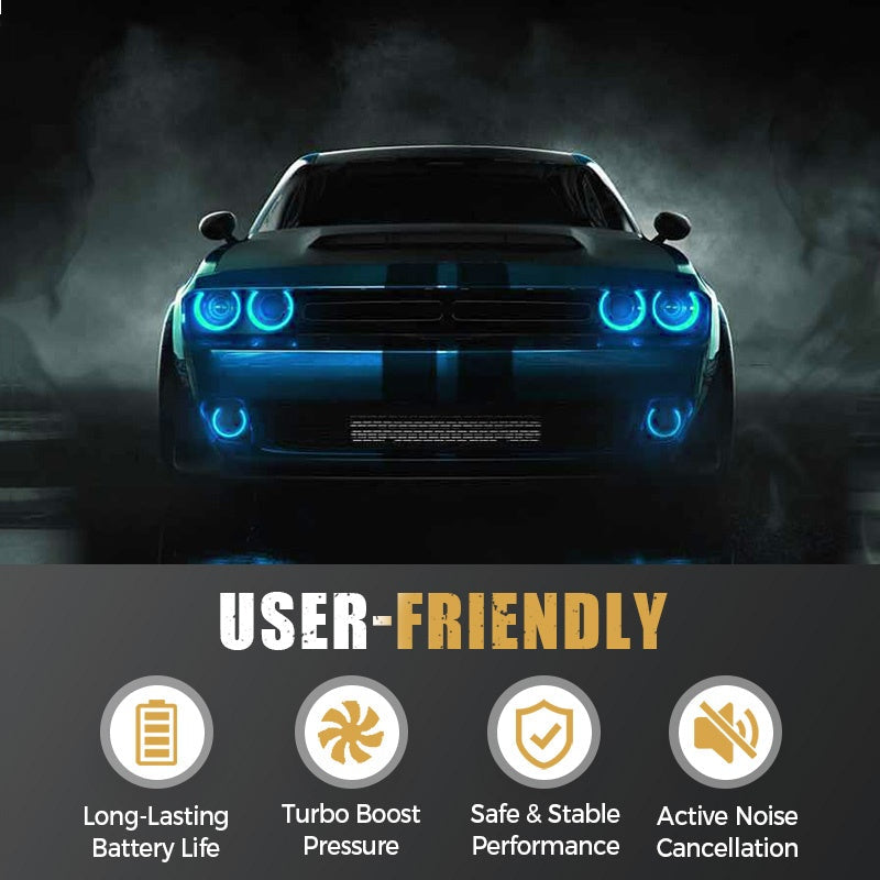 🚗 Wireless Tyre Inflator | USB Rechargeable