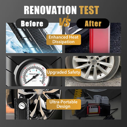 🚗 Wireless Tyre Inflator | USB Rechargeable