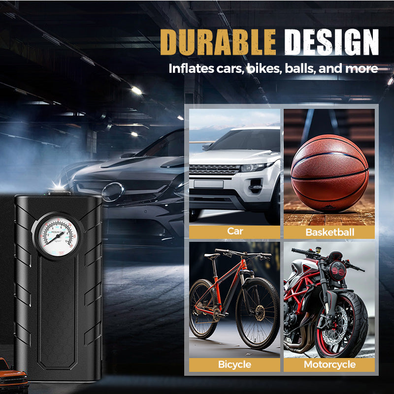 🚗 Wireless Tyre Inflator | USB Rechargeable