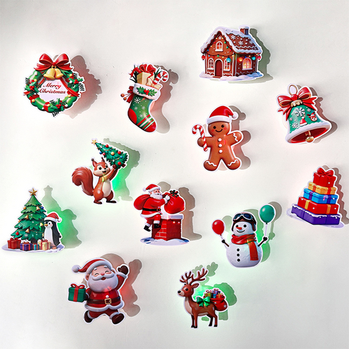 🎄✨ LED Christmas Wall Decals 🎅💡
