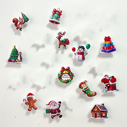 🎄✨ LED Christmas Wall Decals 🎅💡