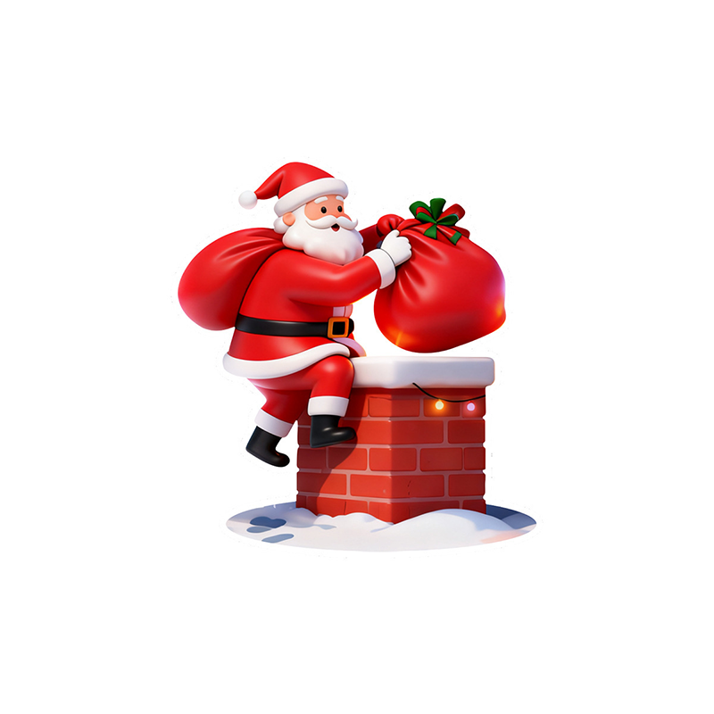 🎄✨ LED Christmas Wall Decals 🎅💡