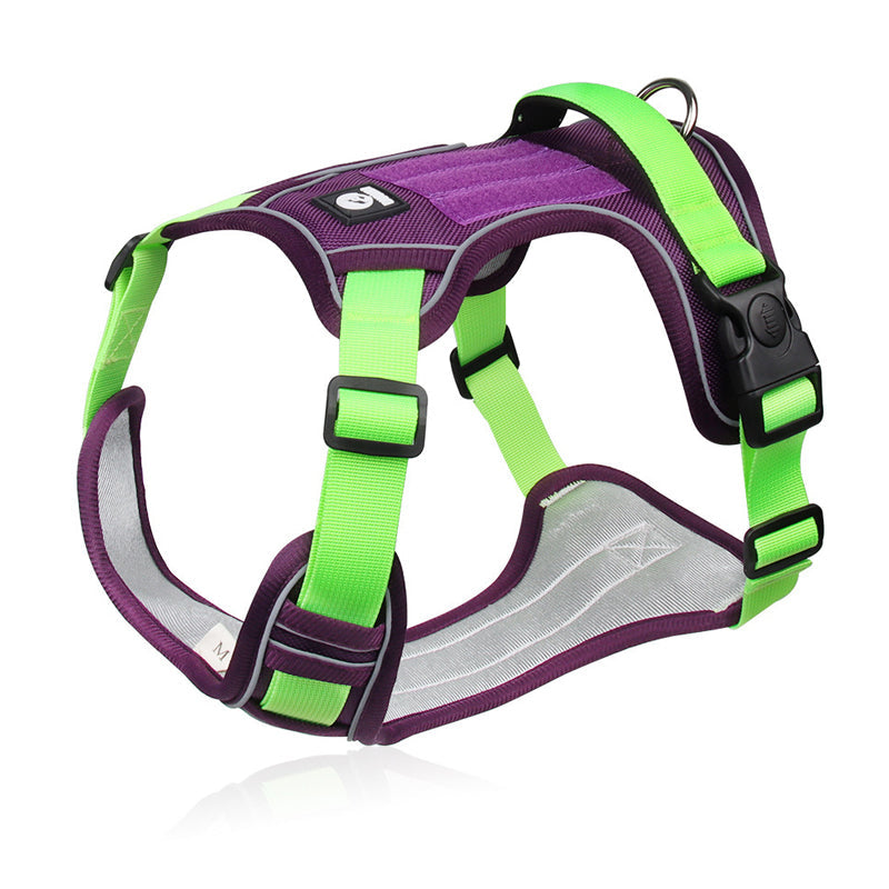 🐶🛡️No Pull Dog Harness with Leash & Collar LED – Secure & Comfortable ✨
