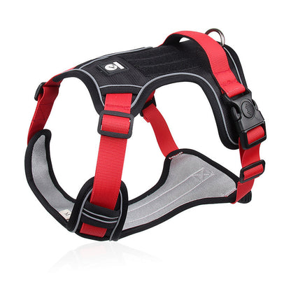 🐶🛡️No Pull Dog Harness with Leash & Collar LED – Secure & Comfortable ✨