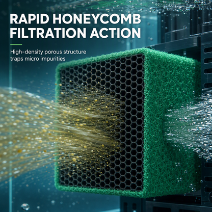🐠💧 Activated Carbon Filter Cube – honeycomb filtration clears cloudy water, removes odors. Anti-crumble block for crystal-clear aquarium! 🛡️✅