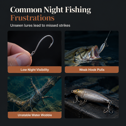 🎣 Luminous Minnow Hard Bait – 7cm Night Fishing Lure 🌙✨