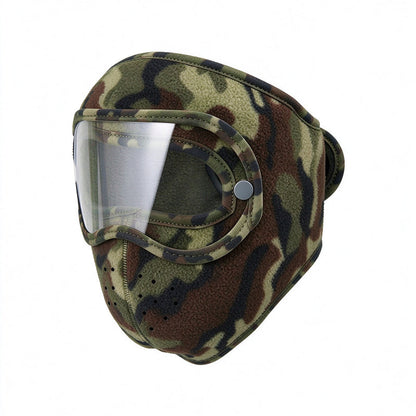 Winter Windproof Warm Face Mask with HD Protective Goggles