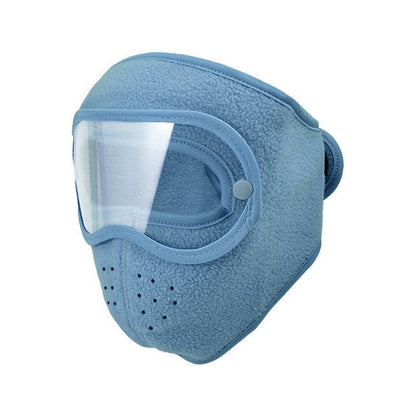 Winter Windproof Warm Face Mask with HD Protective Goggles