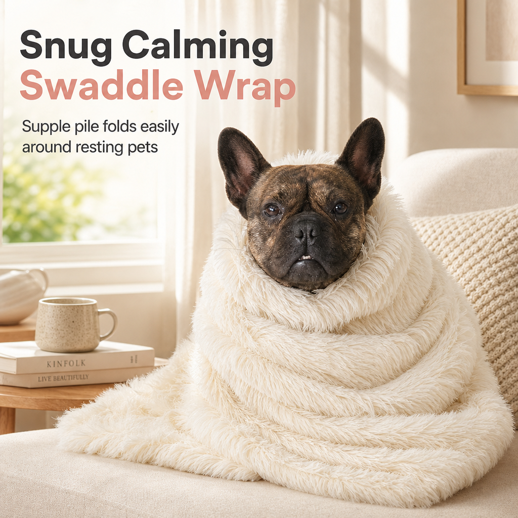 🐕🐱Soft Plush Double-Layer Pet Blanket for Dogs & Cats – Cozy Washable Furniture Protector