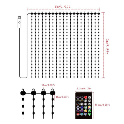 400-LED string lights with remote control – create your own light patterns for the Christmas tree, windows, and garden ✨